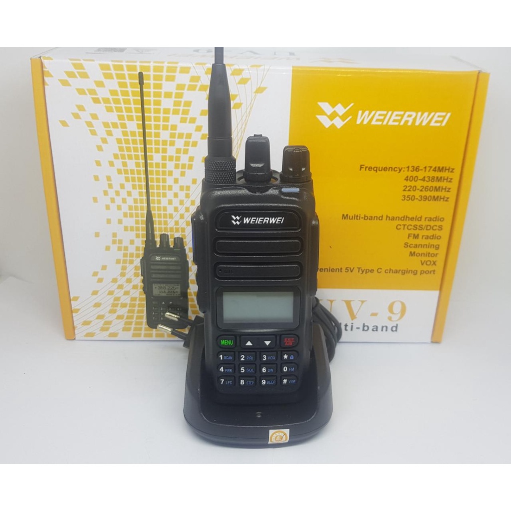 HT HANDY TALKIE WEIERWEI UV-9 4 BAND
