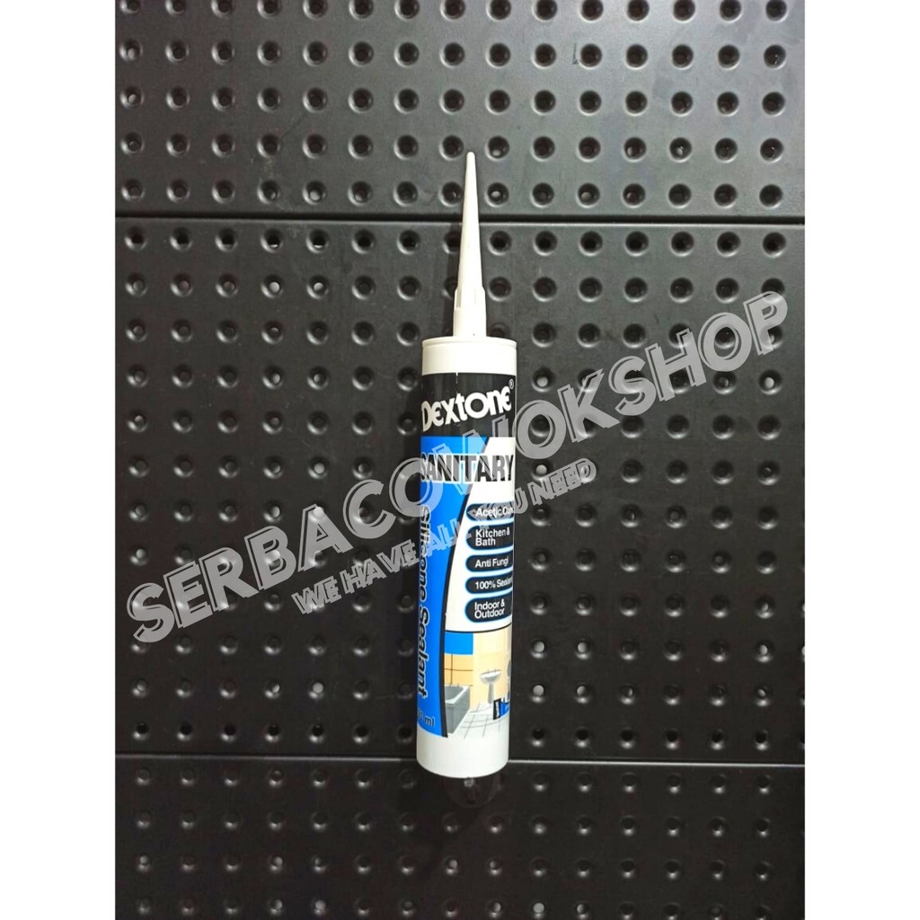 Dextone Lem Sealant Sanitary Biru Silicone Asam Anti Jamur Termurah Berkualitas Khusus Area Jawa