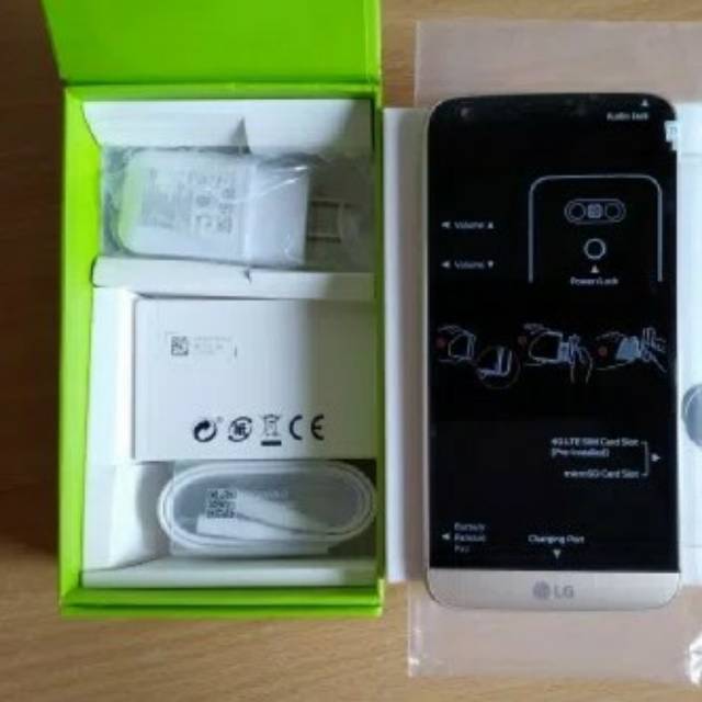 DISKON LG G5 ORIGINAL bukan SE, fullset mulus Ram 4gb/32gb, snapdragon triple camera 16/8mp, Gold.