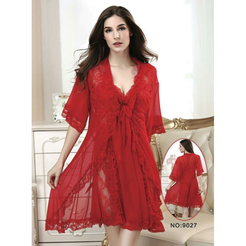 Kimono + lingerie + CD Jistring/Seserahan/Nikah/Sangjit/Kado