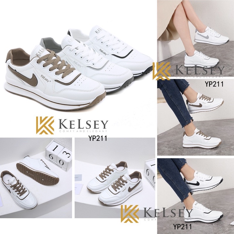 SEPATU SNEAKERS KELSEY YP211 SEPATU WANITA NYLON SNEAKERS CASUAL IMPORT