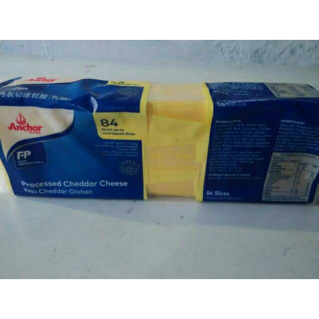 

Anchor Cheddar Slice Orens / Keju Orens