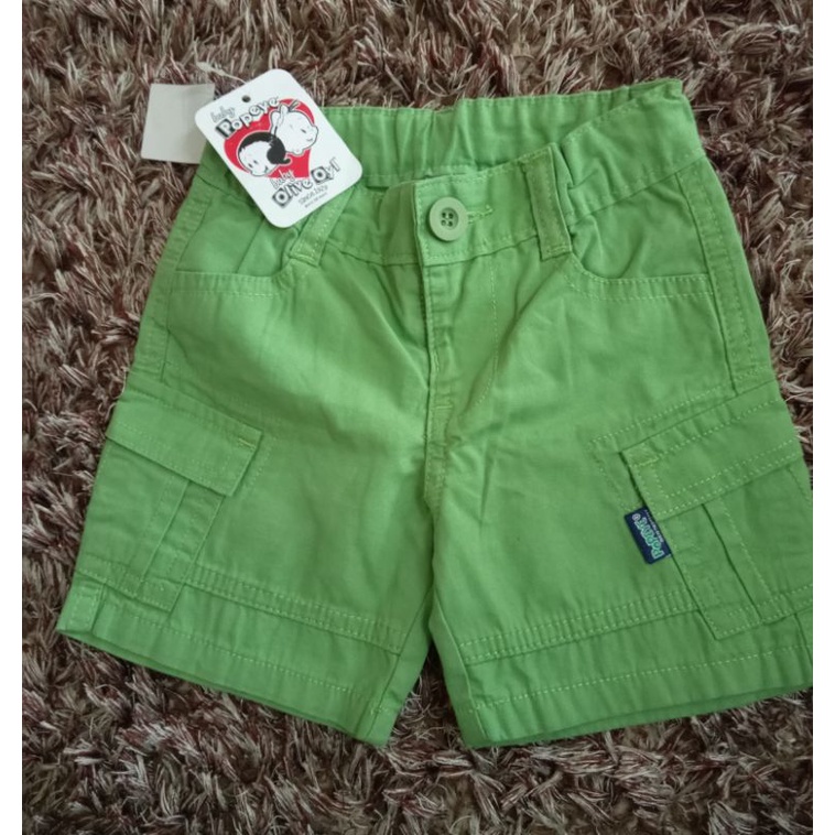 celana cargo/celana pendek Popeye/celana pendek anak 12 bulan/celana Popeye 18 bulan/celana Popeye 1