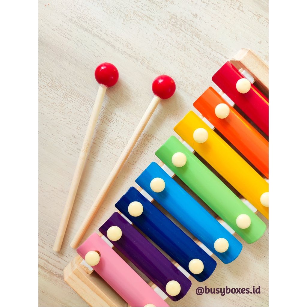 [busyboxes.id] xylophone mainan edukasi alat musik mainan kayu mainan anak