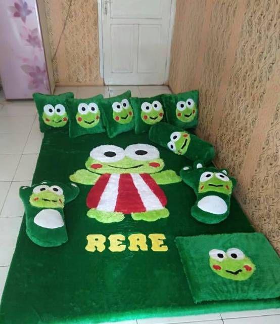 Karpet Motif Keropi Full Set