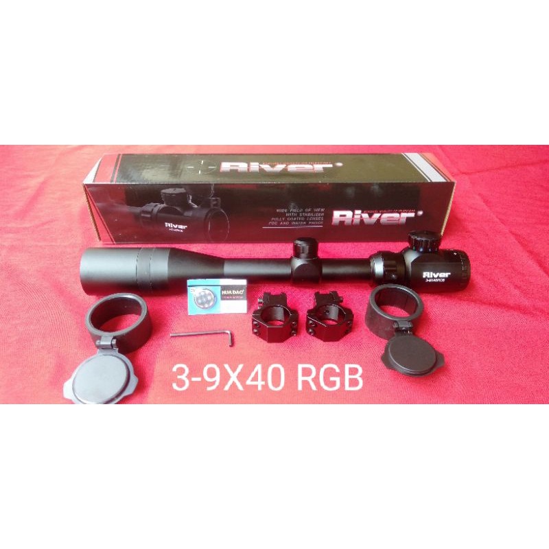 TELESCOPE RIVER 3-9X40 RGB