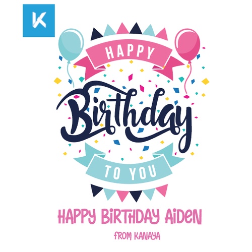 

print sticker ucapan happy birthday dan ucapan lainnya bisa request