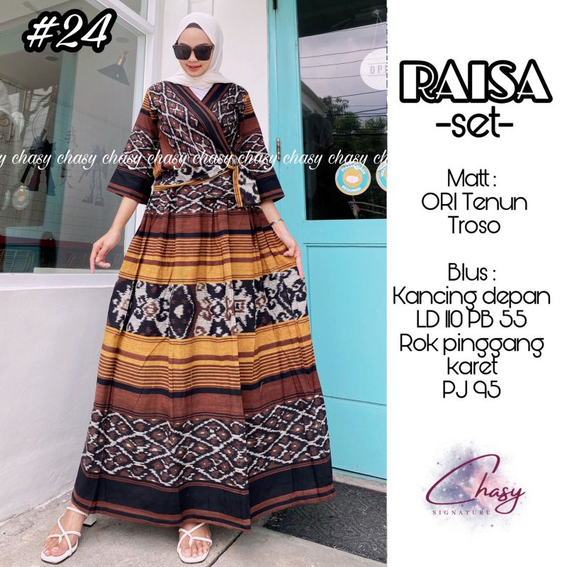 Oneset Tenun Troso - Raisa Set by Chasy