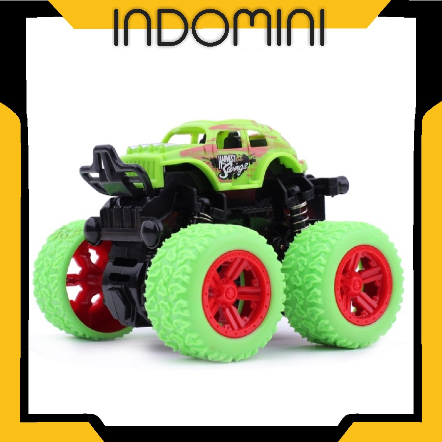 INDOMINI T001 mainan mobil anak mini graffiti trucks mainan hiburan anak bahan plastik aman