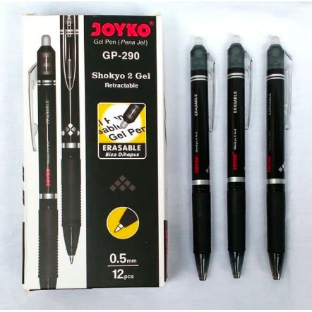 Erasable Gel Pen Pulpen Bisa Dihapus Joyko GP-290 Shokyo 2 Gel 0.5 mm