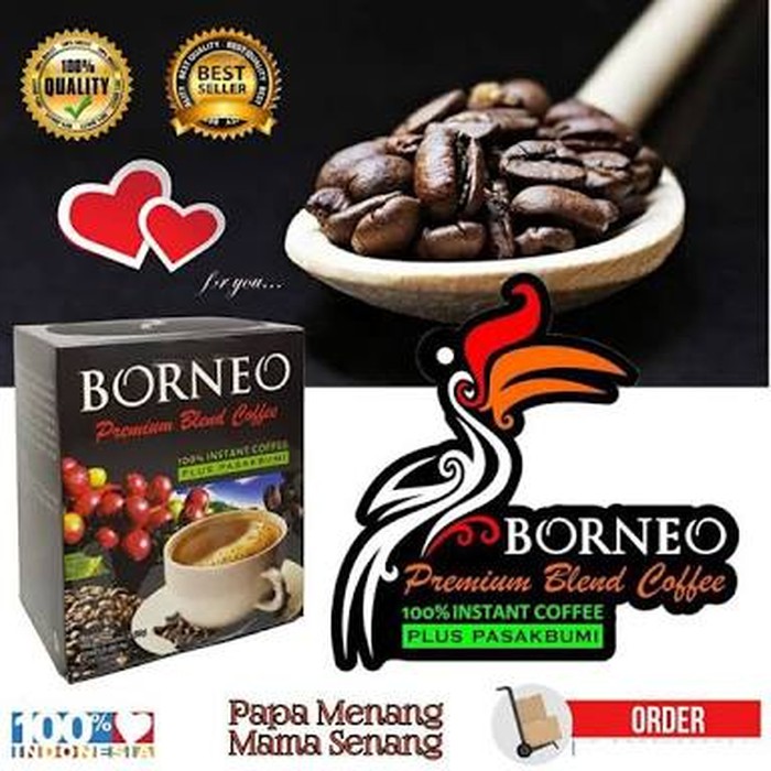 

Kopi BORNEO premium blend coffee for MAN kopi pria dewasa