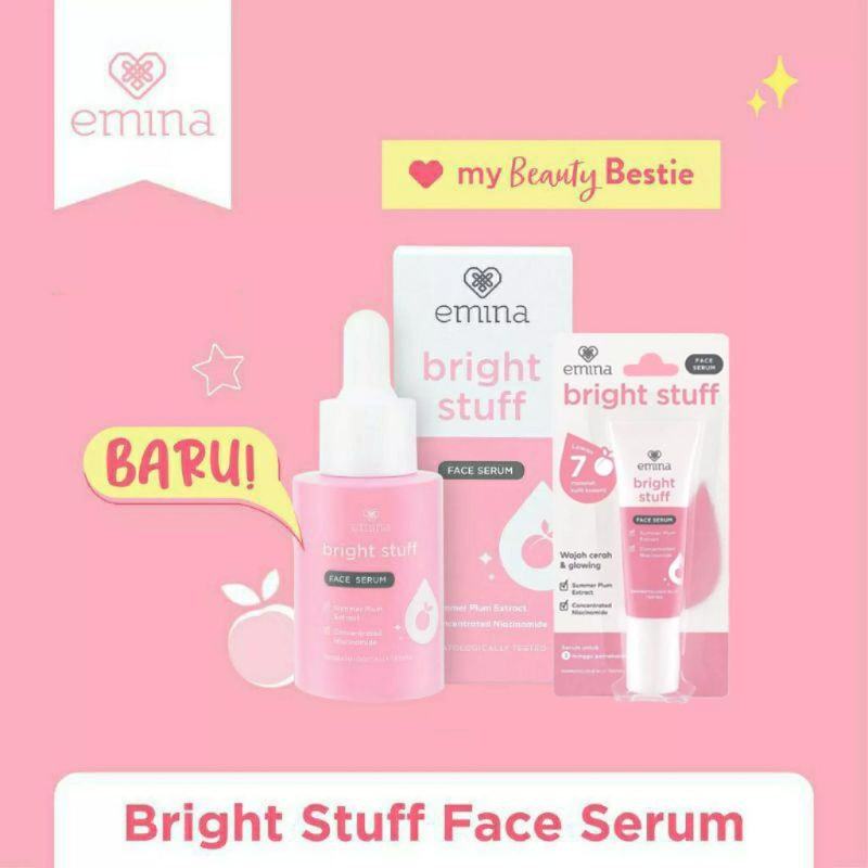 Emina Bright Stuff Face Serum 7.5ml | 30ml