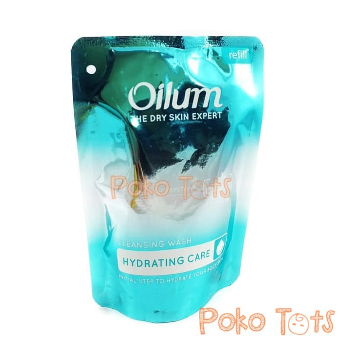 Oilum Cleansing Body Wash Hydrating Care Pouch 175ml Sabun Mandi Cair Refill WHS