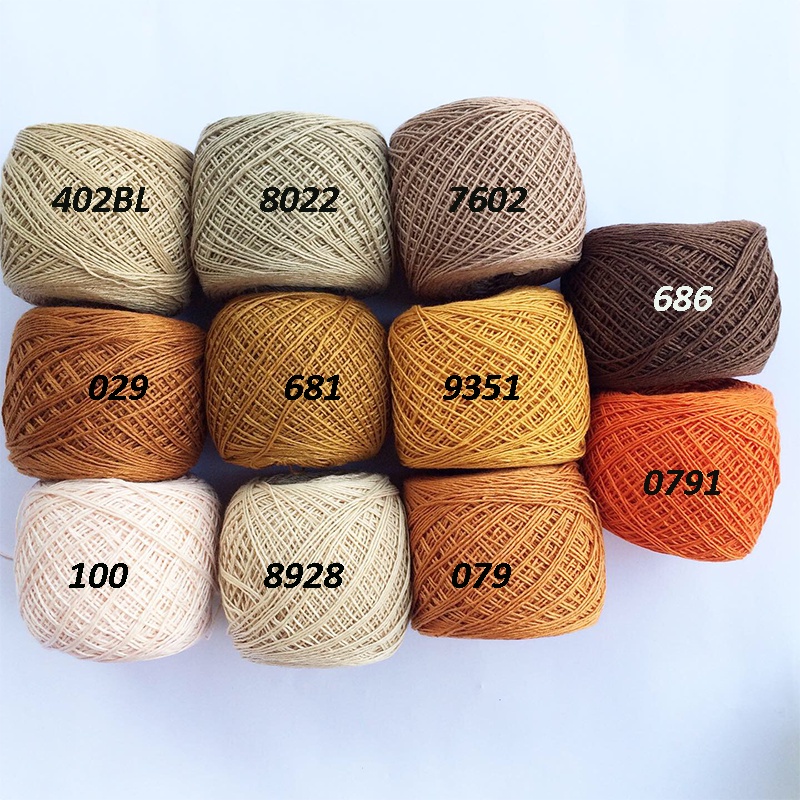 [KATALOG 02] Benang Rajut Soft Cotton Small Ply Doily Yarn Jala PE