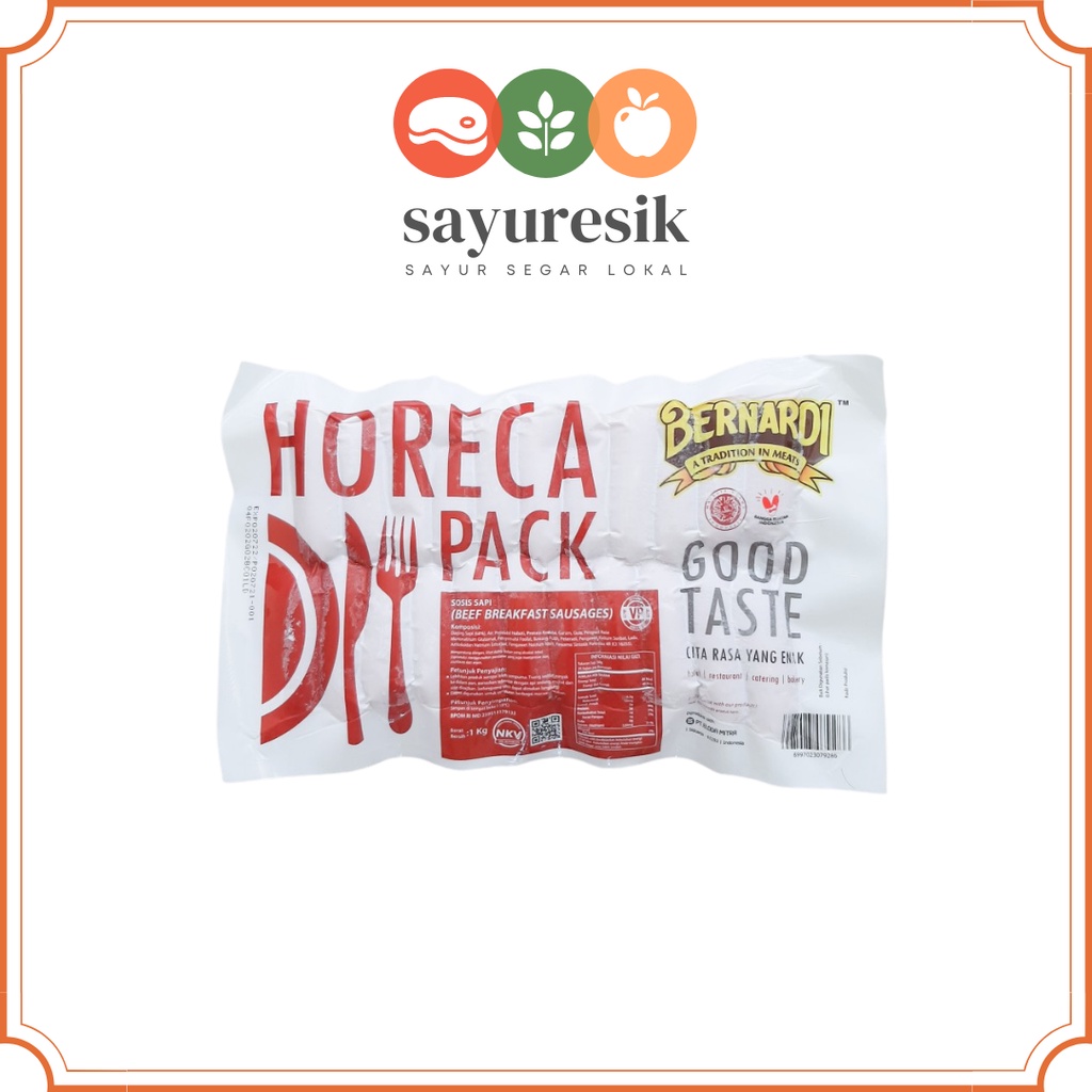 

[Pasar Kota Gresik] Frozen Food Sosis Sapi Horeca Pack