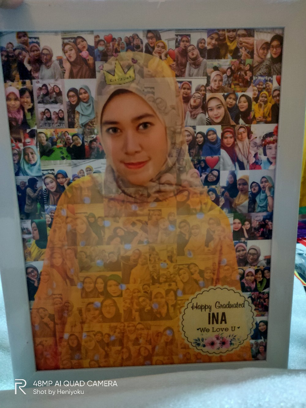 Mozaik Foto + Bingkai 12r Minimalis