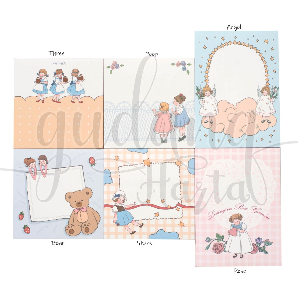 

Memo Vintage Girl Angel Memopad Notes Note DIY GH 301345
