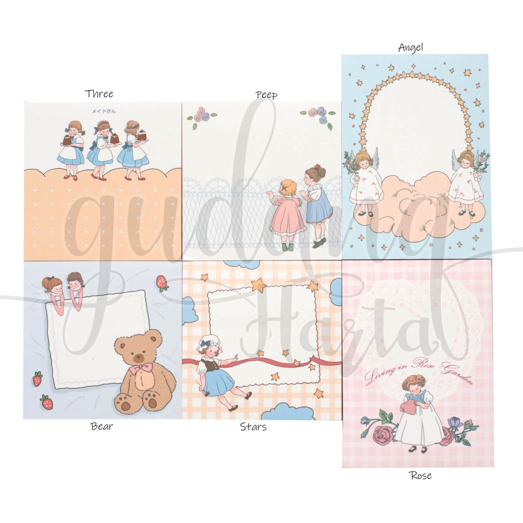 Memo Vintage Girl Angel Memopad Notes Note DIY GH 301345