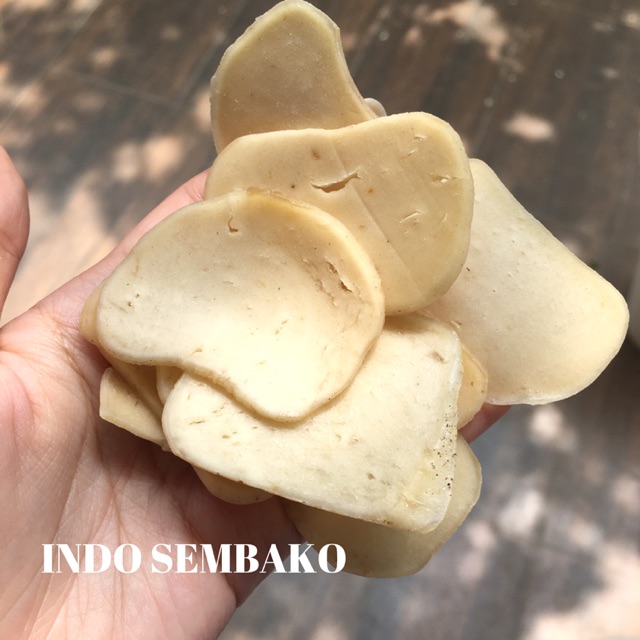 Kerupuk Ikan Cap Unggul 1kg Model Bulat / Krupuk Ikan Panggul Model Bulat 1kg