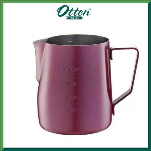 Tiamo Milk Pitcher Red 600ml with Scale (HC7087RD)