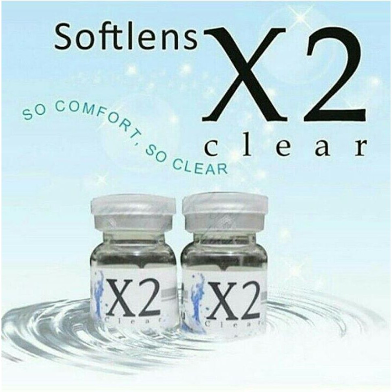 softlens Bening TAHUNAN X2 CLEAR/soflens X2 clear yearly/soflens X2 clear original