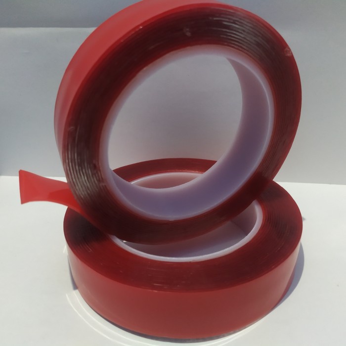 

Terlaris Dabel Tip Bening Kuat- Double Tape Permanent Super Kuat 1In X 4,5 Mtr Trendi