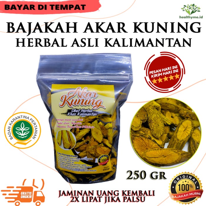 

Akar kuning Kayu Bajakah Kuning Asli Kalimantan 100% ORIGINAL - 250 GR