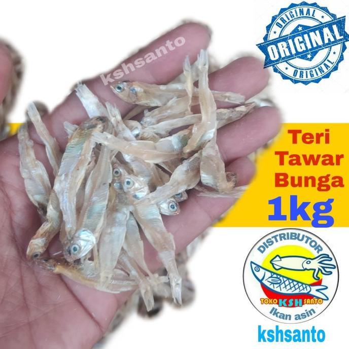 

IKAN ASIN TERI TAWAR ASLI BUNGA-1KG FCDF6565