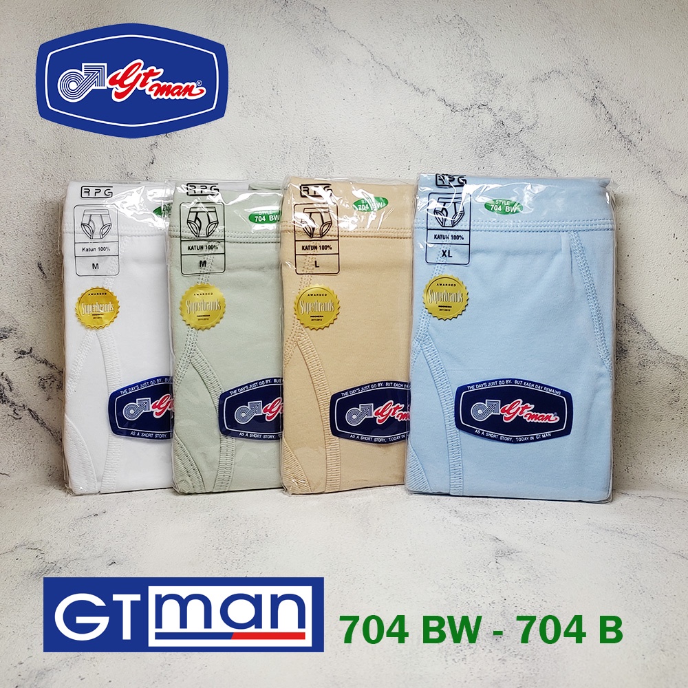 GT MAN - 704BW - 704B - CELANA DALAM KATUN PRIA