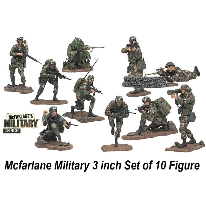 Mcfarlane Military 3inch set 10 figures