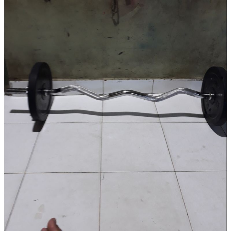 stik fitnes/stik curl (harga satu set beban)