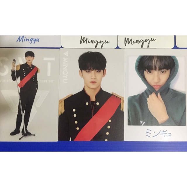 Mingyu trading card japan arena tour