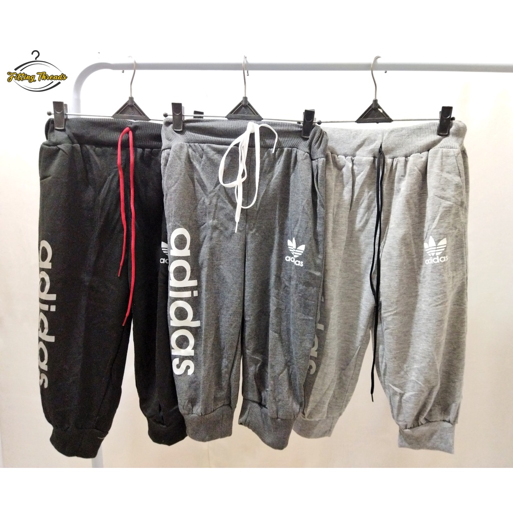 Celana Joger Pants 7/8 Jogger Pendek Training Adidas Remaja Dewasa Cowok Cewek / Celana Jogger Olahraga Harian Pria Wanita