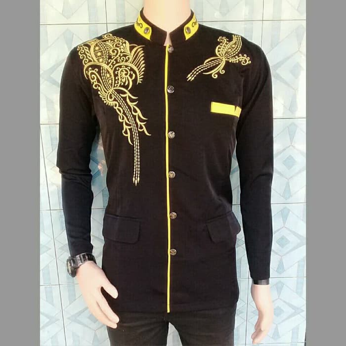 JAS KOKO |JASKO |BAJU MUSLIM PRIA MODERN |LENGAN PANJANG | BORDIR