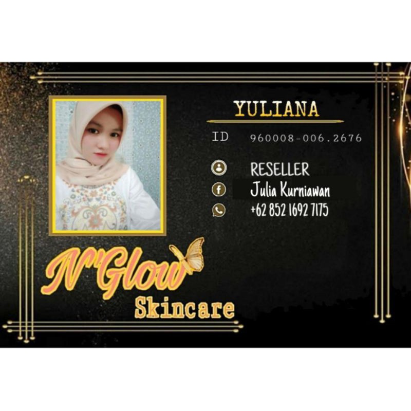 N'GLOW SKINCARE PAKET RESELLER 3PAKET FREE PASHMINA