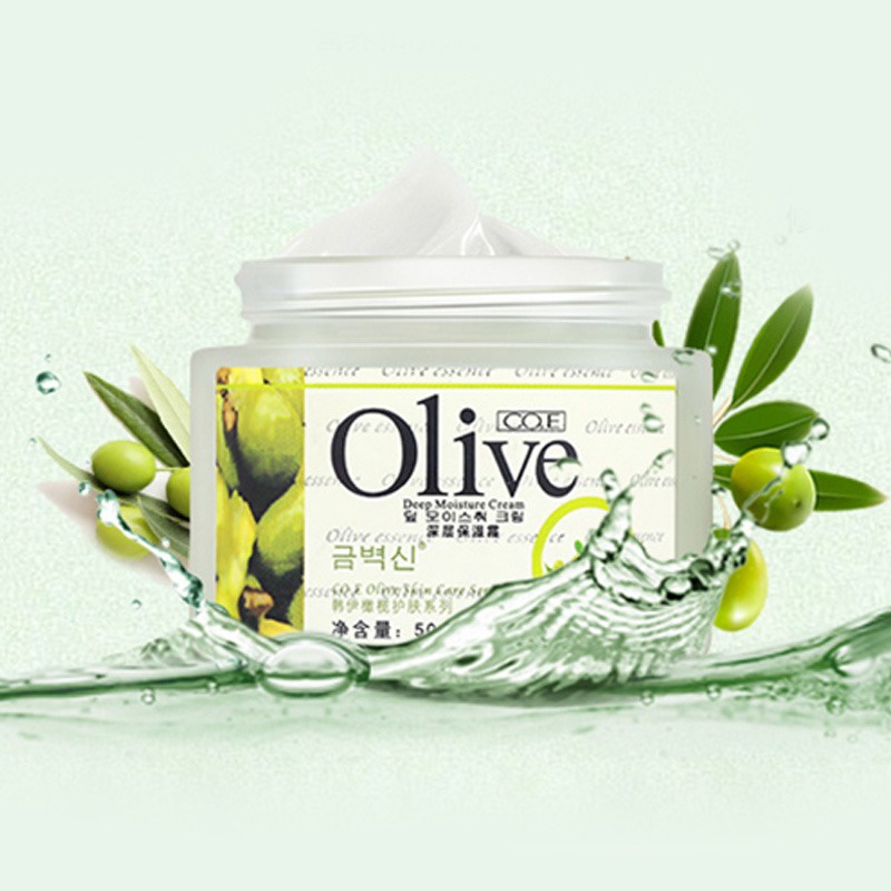 SHINE STAR - [ COD ] OLIVE CO.E Deep Mouisture Cream / Krim Siang Malam Pelembab Kulit Terbuat Dari Minyak Zaitun