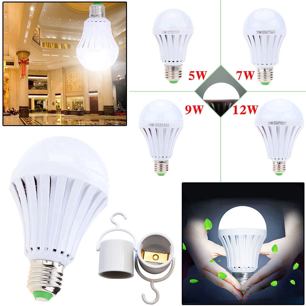 Lampu Bohlam LED E27 3W 5W 7W 9W 12W 15W / 15W Hemat Energi Warna Warm / Cool White