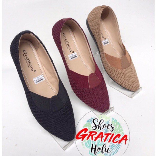 FLAT SHOES WANITA TERBARU KIRAN/SEPATU KEKINIAN/GRATICA ORIGINAL