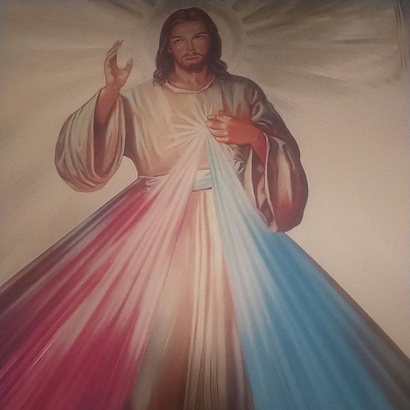 Poster gambar Yesus kerahiman ilahi