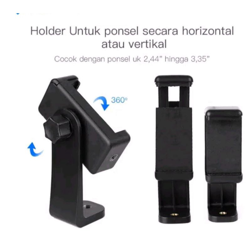 Kepala Tripod hp model per 360 ulanzi universal mendukung semua jenis tripod 3120 3110