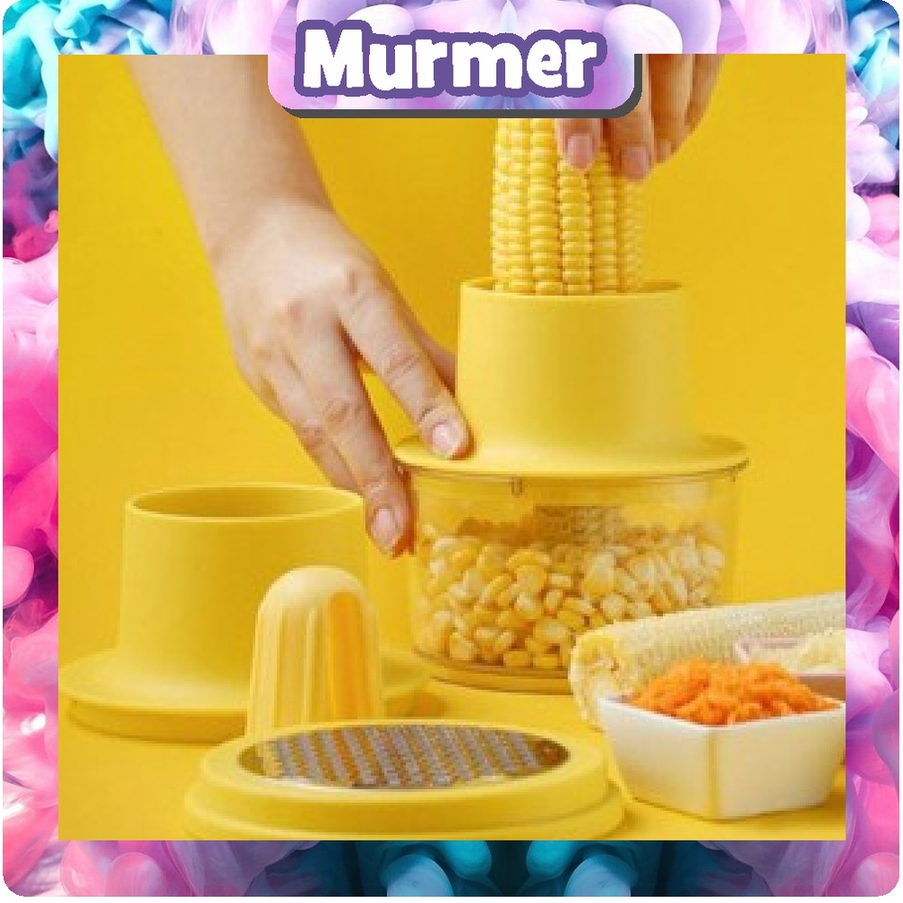 MurmerOfficial R355 2 in 1 Multi-Fungsi Parutan Jagung Parutan Jahe Corn Stripper Pemarut Jagung