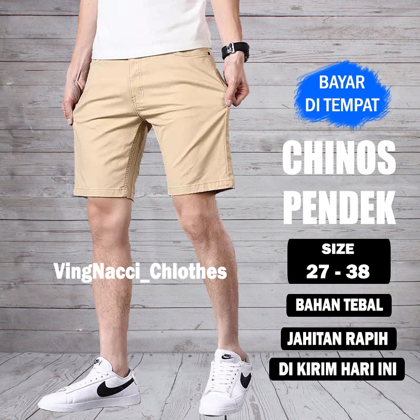 Celana Chino Pendek Clana Chinos Skinny Short Pants Pria Outfit Hits Kekinian Korea Style Sweatpants