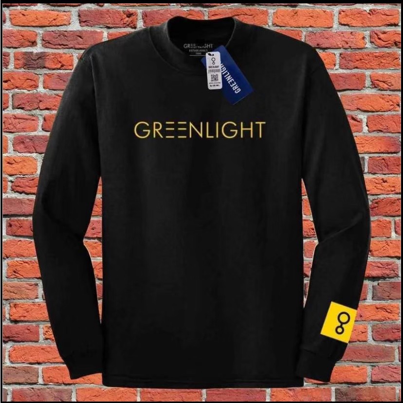 LongSleve GreenLight l Kaos Lengan Panjangan GreenLight Premium Quality