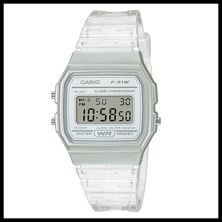 Jam Tangan Casio Original F-91WS-2D 4D / F91WS 7D 8D Unisex Karet F91 F91W F91WS