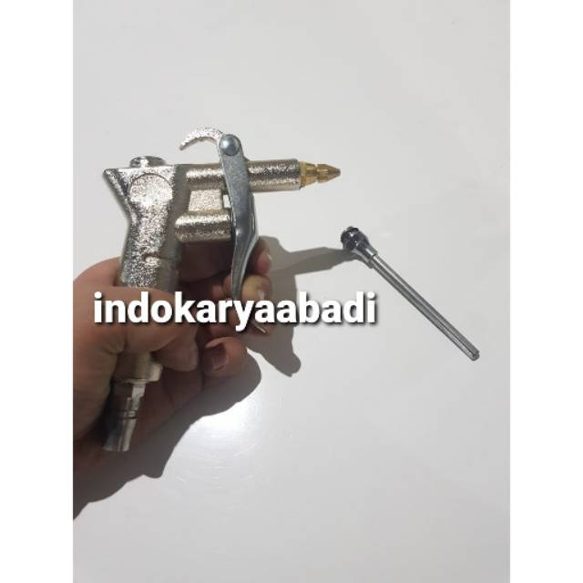 GAS / AIR GUN DUSTER / SEMPROTAN PEMBERSIH ANGIN DARI SELANG KOMPRESOR  / DEBU KOTORAN / SERVICE SEM