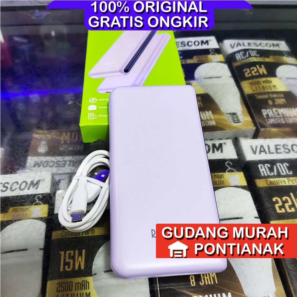 POWERBANK ROBOT RT-180 10.000MAH + INPUT TYPE C