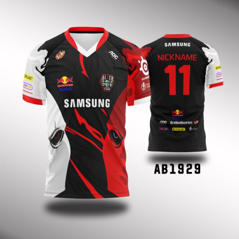 Kaos Jersey Alter Ego Esport Musim 8 MPL baru 2021 Gaming Free fire Mobile legend pubg AB1929