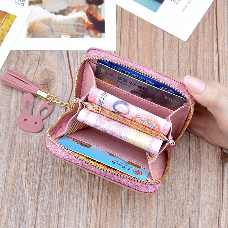 Medan Termurah KD40 Korean style Dompet  mini Cantik daun import dompet wanita