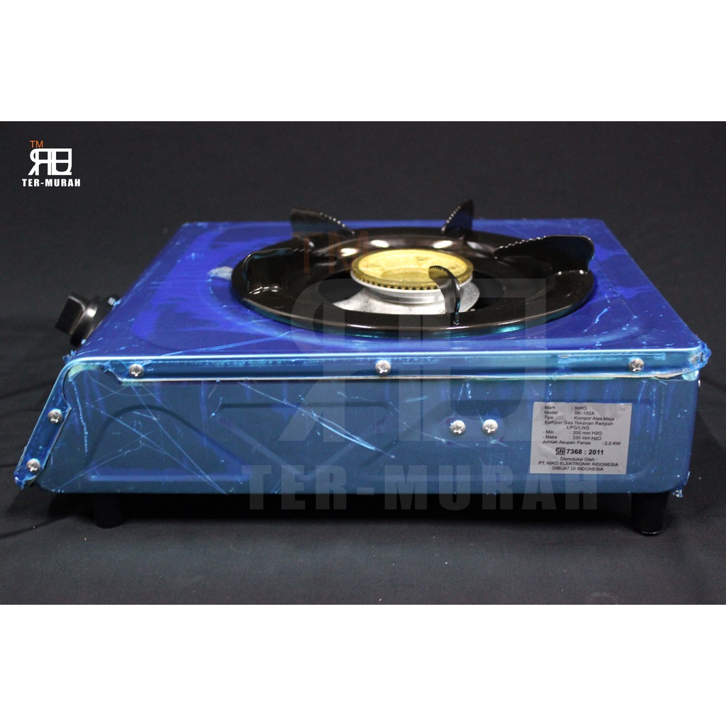 Kompor Gas 1 Tungku Stailess 100A NIKO