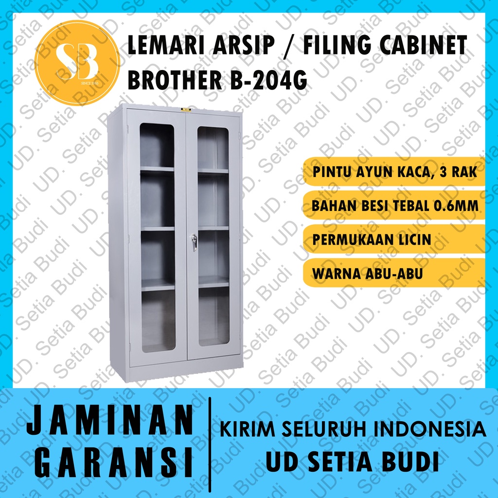 Filing Cabinet Lemari Arsip Besi Brother B-204G